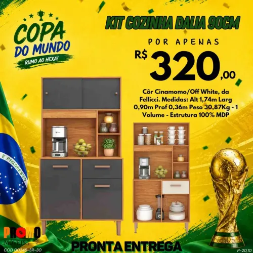 Armário de Cozinha 90 de largura Promoção 