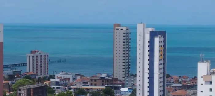Praia de Iracema vista Mar