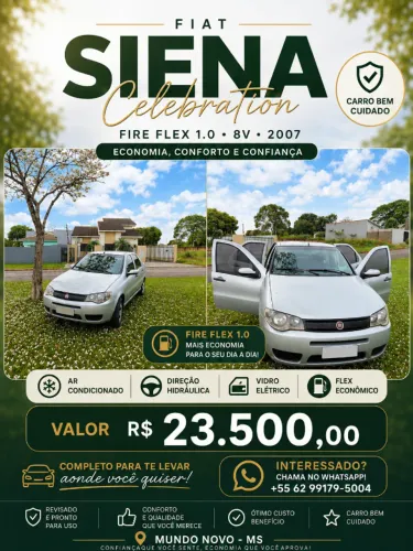 Fiat Siena 1.0/ EX 1.0 MPI Fire/ Fire Flex 8V 2007