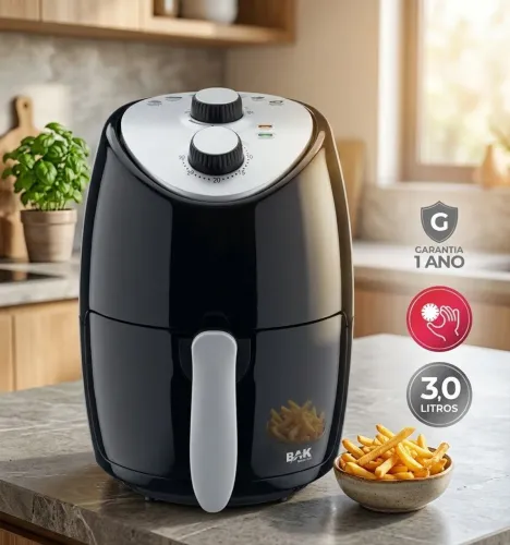 AIR FRYER LACRADA NA CAIXA - PARCELO ATÉ 12 VEZES NO CARTÃO! 