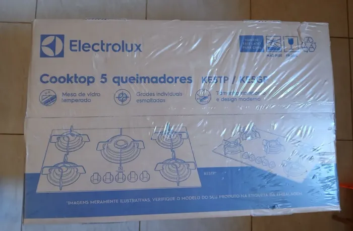 Cooktop eletrolux 5 quimadores à gás NOVO