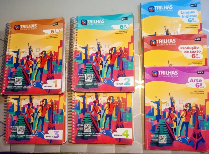 Livros 6° ano Trilhas FTD
