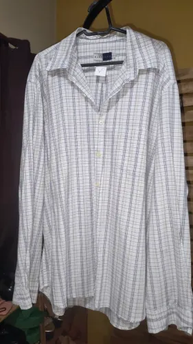 Camisa social xadrez masculina