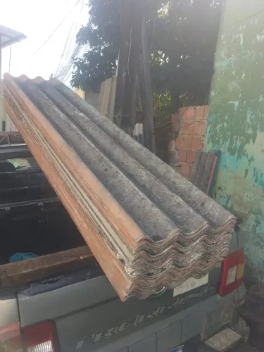Vende-se 36 telhas ondina da calha grossa