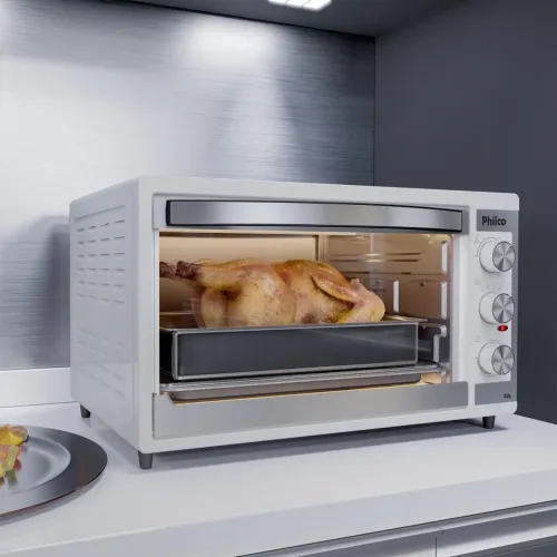 Forno Elétrico 50 Litros Branco Dupla Resistência Novos
