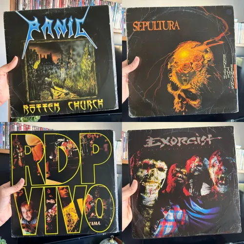 4 Lp Sepultura - Exorcist - Ratos de Porão - Panic