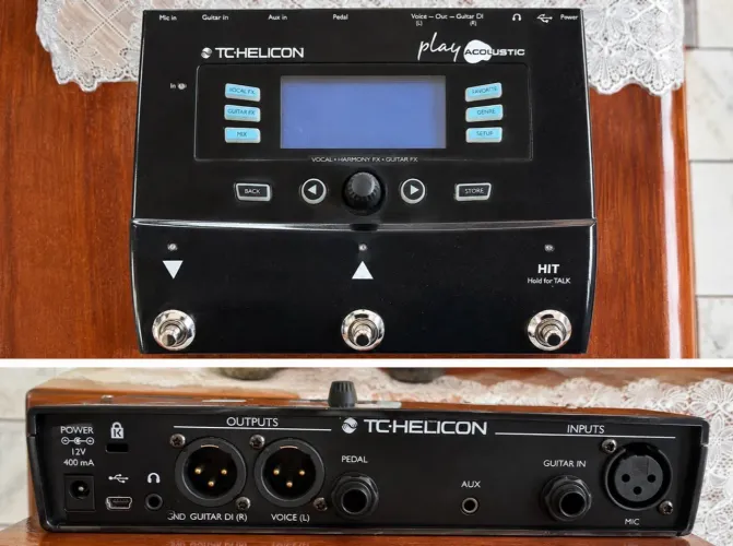 Pedal de voz Tc Helicon play acústic