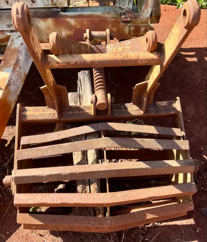 Par de Rolo destroçador / destorroador com suporte