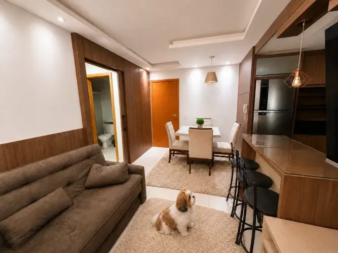 Apartamento Mobiliado, Equipado, Climatizado e Decorado à Venda no Parque das Palmeiras