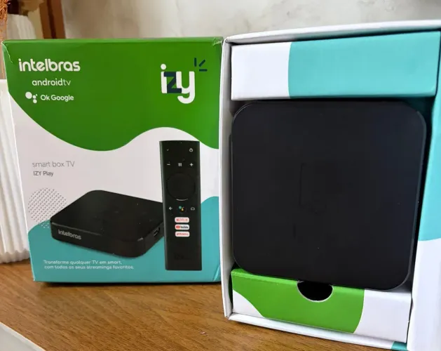 TV BOX INTELBRAS IZY PLAY DE VOZ FULL HD 8gb COM 1gb De MEMÓRIA RAM
