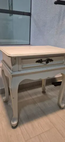Mesa de Canto - Criado mudo Branco