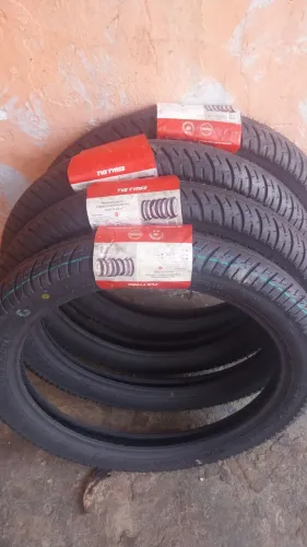 Pneu novo para pop 100 e bis e motu pneu dianteiro