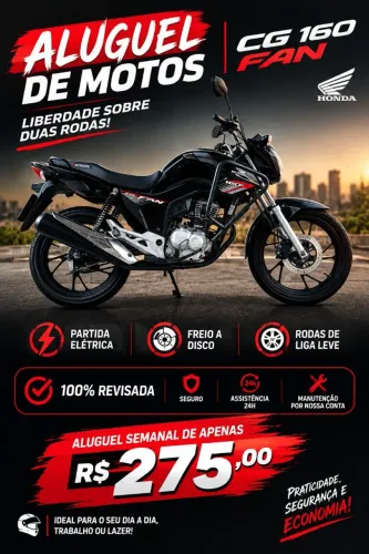 Moto pra aluguel