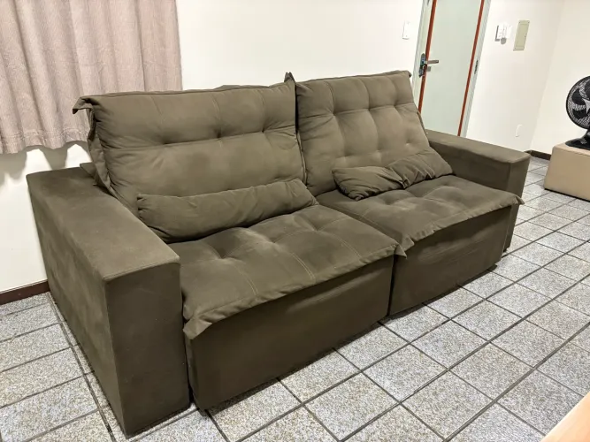 Sofá reclinável 4 lugares 