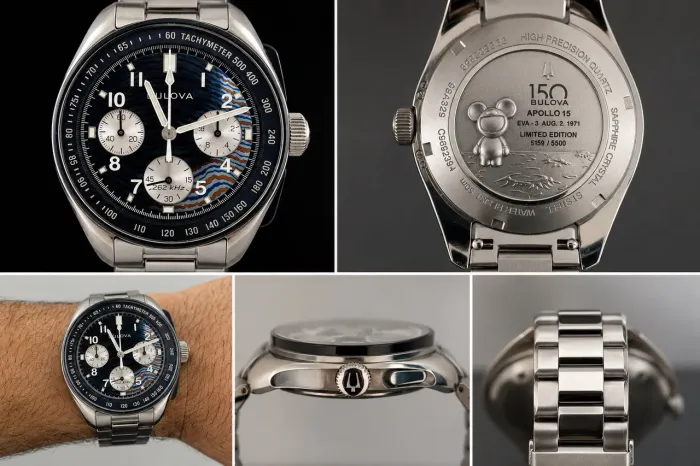 Bulova Lunar Pilot Apollo 15 150th Anniversary Limited Edition 43,5mm Full Set