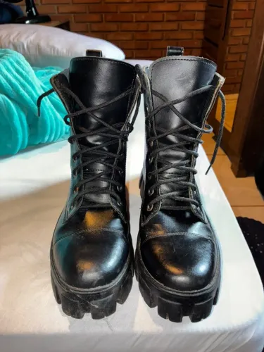 bota coturno myrol tratorada preta 39