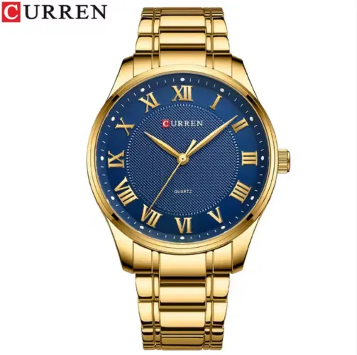 Relógio Masculino CURREN 8409 com Pulseira em Aço Inoxidável