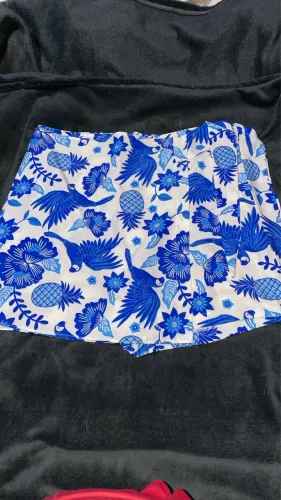 Vestido crochê e short 