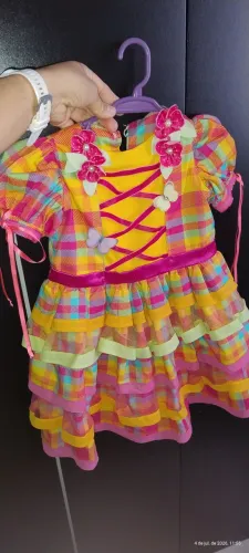 Vestido de quadrilha infantil 