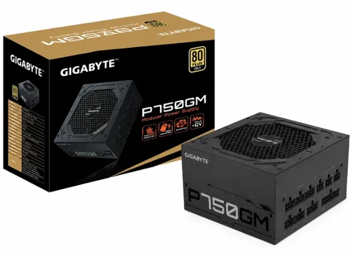 Fonte Gigabyte P750gm 750w 80 Plus Gold Full Modular