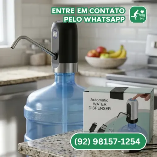 Bomba de Garrafão Eletrica Recarregavel
