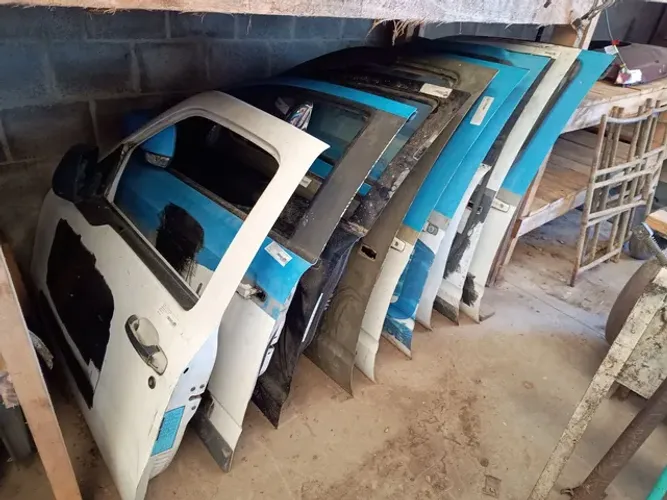 Portas latarias paralama cabine dupla teto camionetes