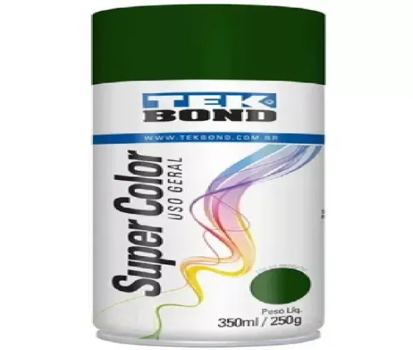 Tinta Spray Super Color Uso Geral 350ml Verde Escuro Tekbond