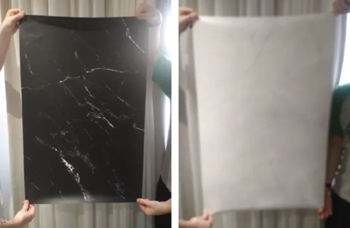 Fundo fotográfico dupla face mármore