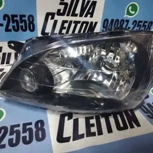 farol esquerdo corsa classic 2011 ate 2016 mascara negra novo importado