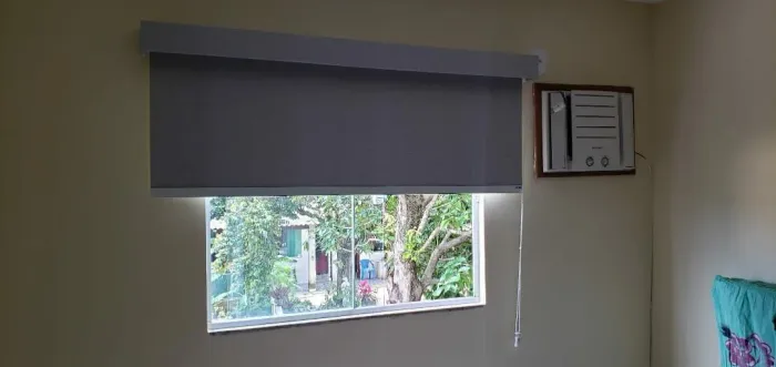 Cortinas de Rolo e tecido