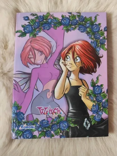 Caderno witch antigo. Revista as bruxinhas witch