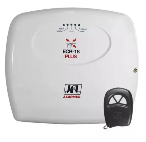 kit central de choque com sirene,bateria e controle.