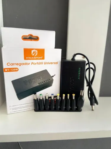 Carregador Notebook Universal 9 pontas 120W - ENTREGA GRÁTIS