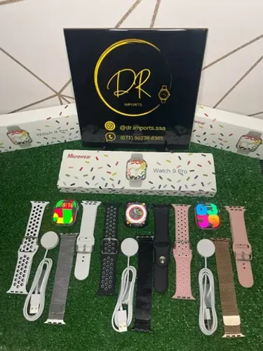  Smartwatch W29 Pro Series 9 Lançamento 2024 Original + 2 pulseiras de Brinde e película