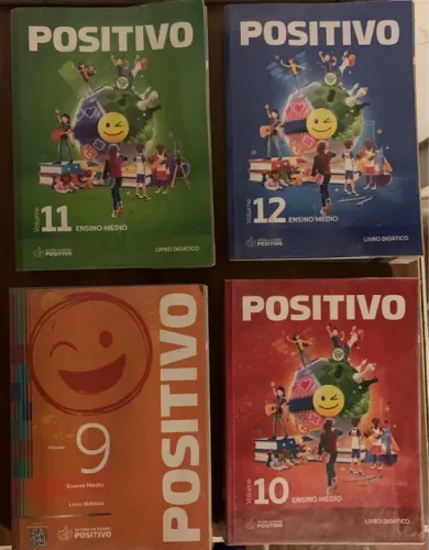 Livros Didáticos Positivo - Ensino Médio - Volumes 1 ao 12.
