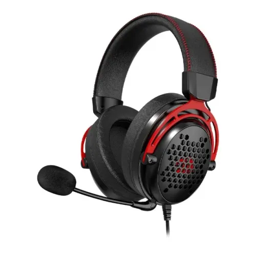 Headset Gamer Redragon Diomedes Black P3 C/ Adaptador USB e C/ Adaptador P2 - WZetta