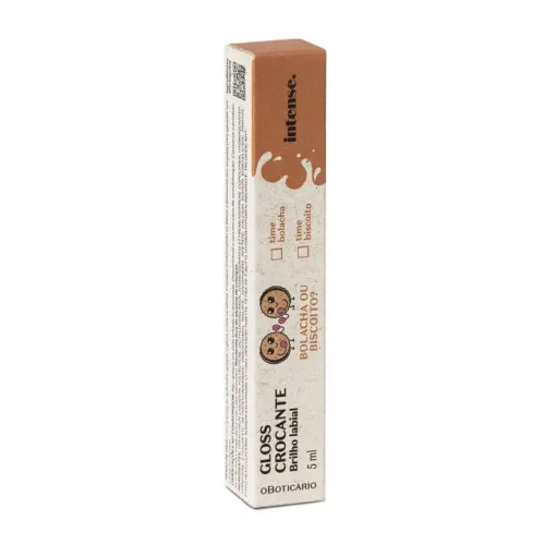 Gloss Crocante Brilho Labial Intense Biscoito ou Bolacha 5ml
