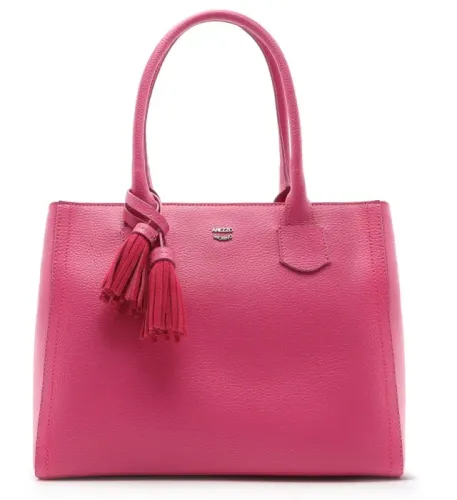 Bolsa Shopping Barbicacho Magenta Arezzo