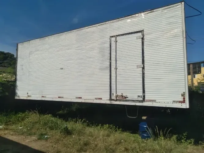 Baú de caminhão. Para transporte de carga.