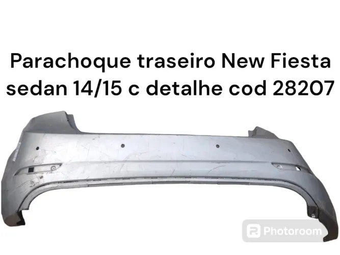 Para-choque traseiro New Fiesta sedan