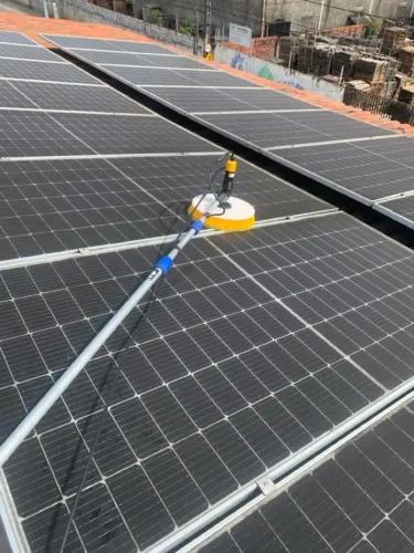 Limpeza de placas solar, painéis solar manutencao
