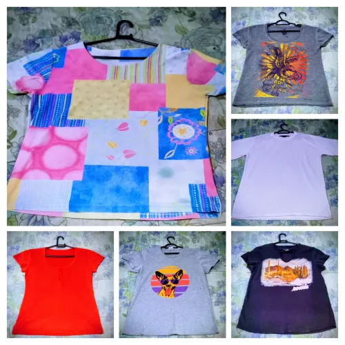 6 peças - Baby Look's M 