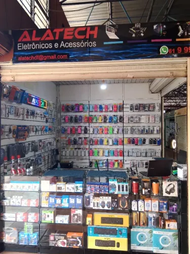 Balcao expositor de vidro modulado