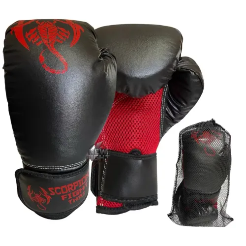 Luva De Boxe Muay Thai Kickboxing Treino Sparring