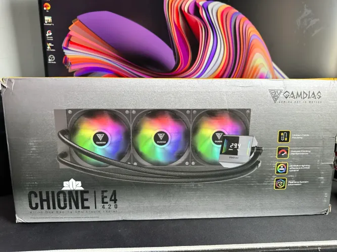Watercooler Gamdias c/ Display Digital 420mm (Novo - Nunca usado)