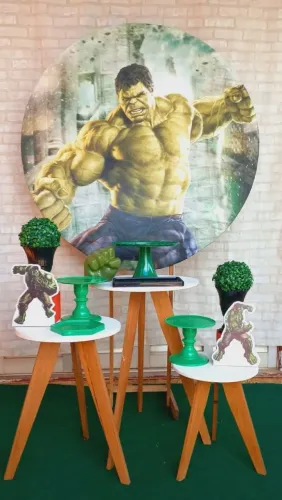 Decoração Festa Hulk