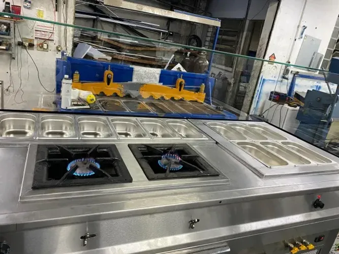 Estação de Massas em Inox Sob Medida - Fabricação Própria Gelabras