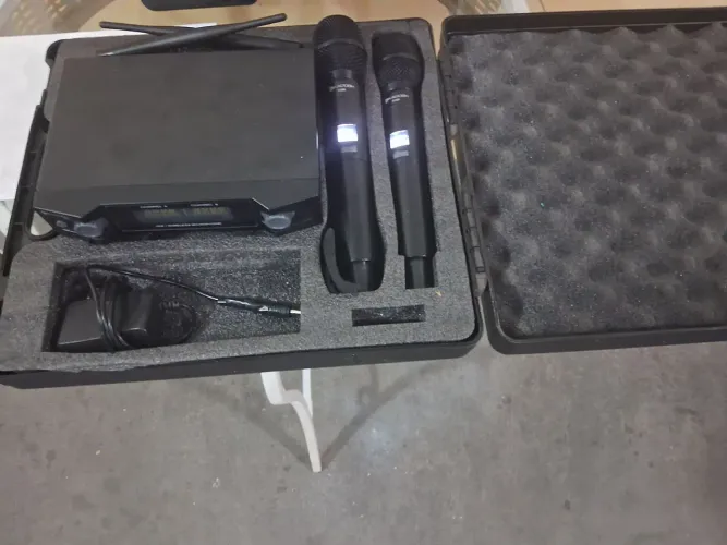 Microfone sem fio kadosh 4km