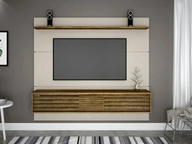 Home Suspenso Califórnia 60? - Off white/Ipe l554