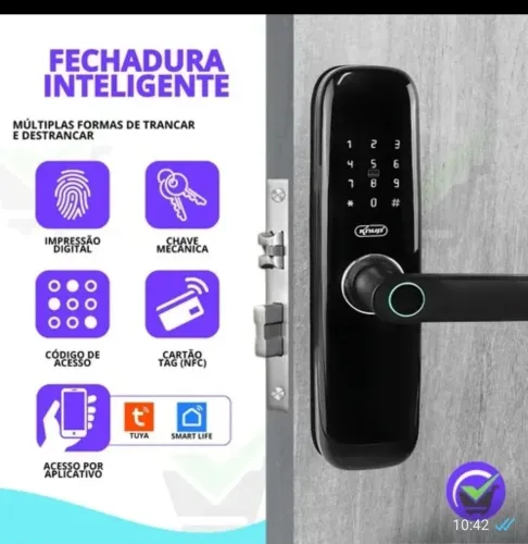 Fechadura Digital Inteligente Knup - Diversas Formas de Acesso